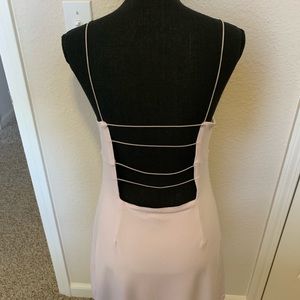 Lavender, open back Silence & Noise dress